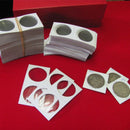 100pcs 40mm Assorted Mylar Cardboard Coin Holders Lighthouse Cover Case S AUN