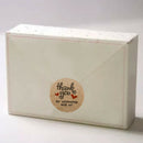 Kraft Paper Round Thank You for Celebrating with Us Stickers 500Labels/Roll E3Y8