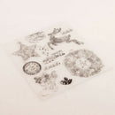 Silicone Clear Stamp Transparent Rubber Stamps DIY Scrapbook Christmas deer JR