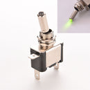 Green LED Lighted Toggle Switch Rocker 12V 20A ON OFF Car Truck ATV Airplane LJ