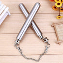 Nun-chucks Shape Stainless Steel Whisky Hip Flask Tubes Camping Wine Bottle