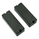 2Pcs Open 5 String Bass Pickups Wired Soap Bar Style Replacement Musical
