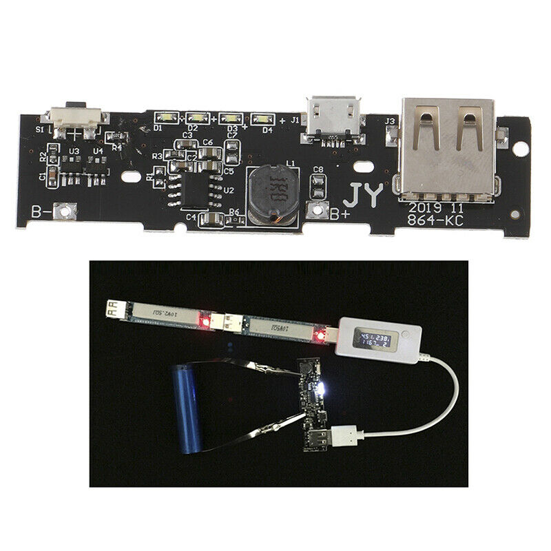 1Pc 5V 2A Power Bank Charger Module PCB Step Up Boost Circuit Board For Xiao Gw