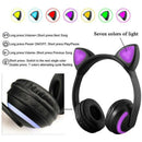 Headset Wireless Cat Ear Light Headphone for Phone Computer