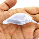 10PCS Unpainted Crankbait Fishing Lure Body Blank lures 7.5cm  10.2g fgd GFJ