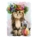 5D DIY Full Drill Diamond Painting Animals Embroidery Craft Kits Decor (09)