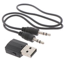 Bluetooth 5.0 Wireless Receiver Audio Adapter Transmitter 3.5mm Music AUX Car JR