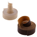 2 Rolls 20m DIY Leather Straps Wide Strips Belt Making Crafts Beige Brown