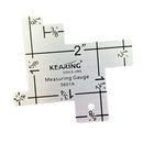 2inch Metal Hemline Seam Measuring Gauge Tool Sewing Garment Craft Ruler DIY