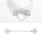 Retro Shawl Clips with Chain - Pack of 3 - Cardigan Shrug Sweater Clips Clasp,