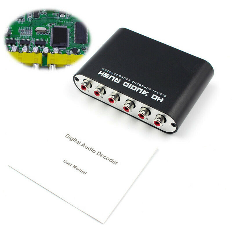 5.1 Audio Gear AC-3 Digital Audio Converter LPCM To Digital Audio DecoderB*SE