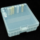 1X(AA battery Storage Box Protective Cover Plastic Battery Container Storag
