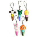 5 Cute Lovely Animal Black Refill Ball Point Ballpoint Pen N9P7