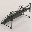 3 Tiers Heart Metal Nail Polish Shelf Rack Cosmetic Varnish Display Stand Holder