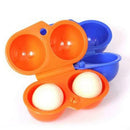 Portable Food Container Egg Storage Box Outdoor Camping Carrier 2 Egg Case Box