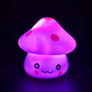 1pc LED Night Light Colorful Mushroom Press Down Touch Room Desk Bedside La_