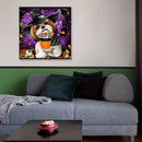 Halloween Diamond Painting 5D DIY Full Round Drill Picture Gift (Dog-W534)