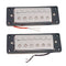 Mini Humbucker 6 String Electric Bass Bridge Neck Pickups w/ Mounting Ring