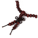 Tibetan Style Mala Buddhist Bracelet 108 Pearls Wooden chaplets Beads P4Q9