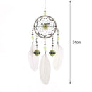 Nordic Style Feather Wind Chimes Dreamcatcher Car Pendant Home Decoration