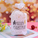 10pcs Christmas Tree Merry Christmas Gift Bags Snowflake Crisp Bag New Year OZ