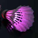 Lovely 1* Dark Night LED Badminton Shuttlecock Birdies Lighting Multicolours US
