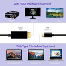 Type C USB-C to HDMI Cable 6FT USB 3.1 (Thunderbolt 3 Compatible) For Table N7Q1