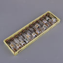 12 Pieces Empty Glass Wish Bottles Mini Small Glass Bottle DIY Pendant Necklace