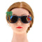 Hawaiian Style Coconut Tree Parrot Party Glasses Fancy Dress Accessories
