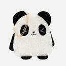 Cute Plush Panda Crossbody Handbag Women Girl Chain Shoulder Bags (Style 1)
