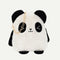 Cute Plush Panda Crossbody Handbag Women Girl Chain Shoulder Bags (Style 1)