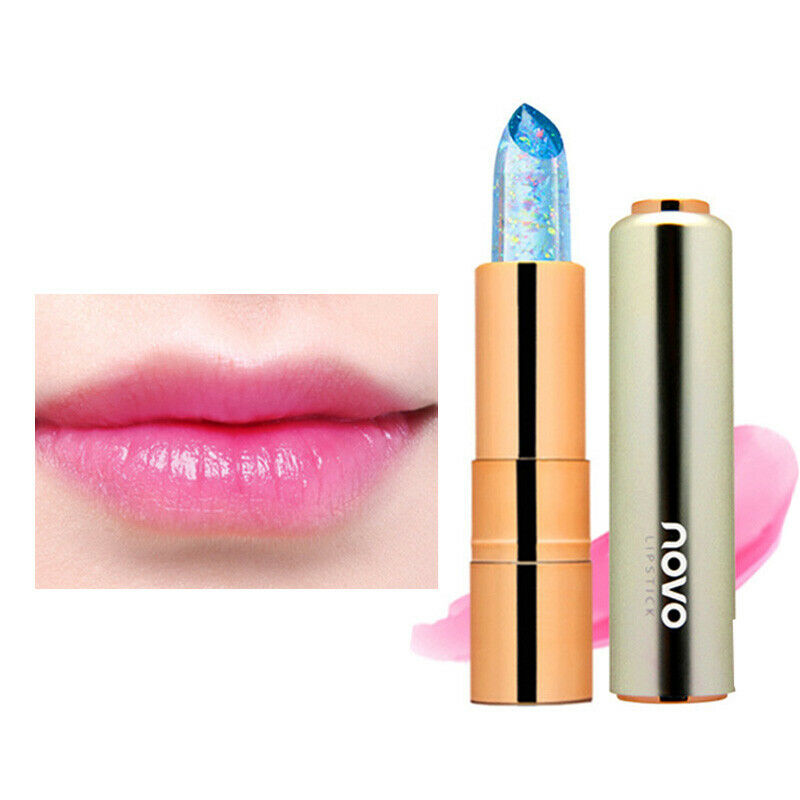 Novo Flower Transparent Nude Lipstick Waterproof Long Lasting Makeup Moistu P6E2