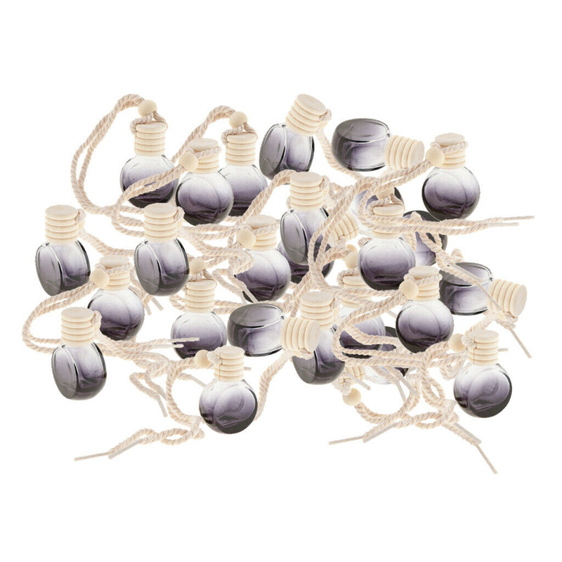 25x Fragrance Bottle Dispenser Holder With Rope 10ml For Car Ornament Ball