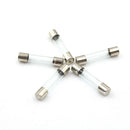 100Pcs F6AL250V Glass Tube Fuse 5x20mm 6A 250V Fast-Blow Glass Tube Fuses S FT
