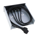 Optical Drive Bay 4 Ports USB 3.0 Hub Adapter with 20 Pin USB Header Cable, for