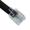 6P6C RJ11 Telephone Extension Fax Modem Cable Line 5M Length Black E3B5