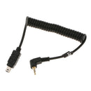 Lovoski 2.5mm To MC-DC2 N3 Shutter Release Cable Cord For  DSLR Camera