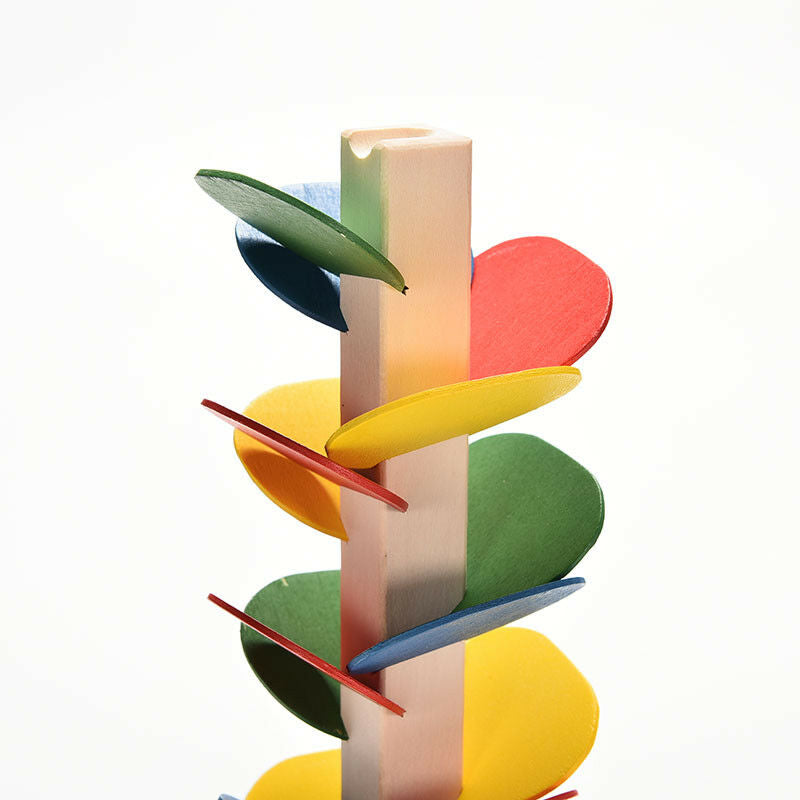 Wooden Tree Ball Run`Track Play Game Supplies Kids Intelligence Educational  Ew