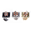 Sliver Square Style New Guitar Jack Plate , Output Socket Chrome Rectang 3~