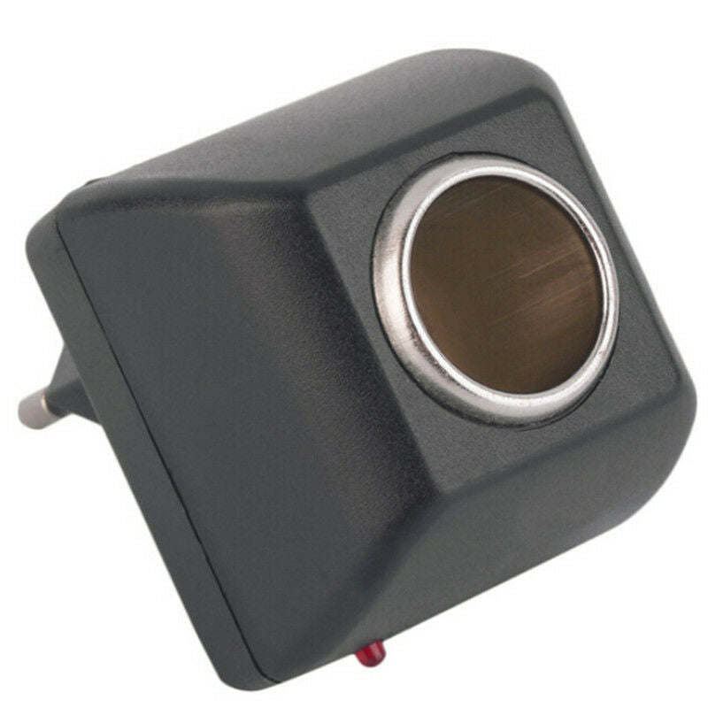 90V-220V AC Wall Power To 12V DC Car Cigarette Lighter Socket Charger Adapter M&