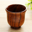 Eco friendly 80ml Wooden Cup Primitive Handmade Tea Coffee Wine Cup Chinese