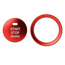 2PCS Red Car Engine Start Stop Button Switch Replace Cover Trim For Mazda CX5 4