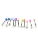 10x Stainless Steel Ball Top Lip Studs Ear Rings Tragus Body Piercing JB  KES