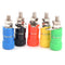 20Pcs Binding Post Female Socket Jack 5 Color Suitable For 4mm Banana Plug ES