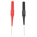2Pcs/Set Red+Black Insulation Piercing Needle Non-destructive Test Probes Tool