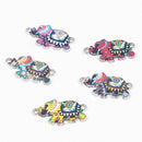 10Pcs Mini Colorful Enamel Elephant Connectors For DIY Bracelet Necklace Making