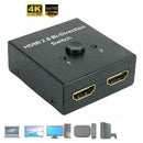 HDMI 2.0 HDTV Switch Switcher Splitters Bi-Direction 2x1 4K In 1x2 Hub HDCP Z4H4