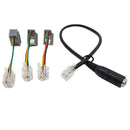 4P4C RJ9 Cable,3.5mm Smartphone Headset to RJ9 Adapter Cable,Adapter Cable  Q6D2
