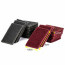 20PCS Abrasive Finishing Pads Pads Fine Grey/Red 15 x 10 x 0.7 cm