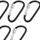 5pcs Carabiner Clips Hiking Keychain Buckle Snap Hook Clasp Holder Hardware